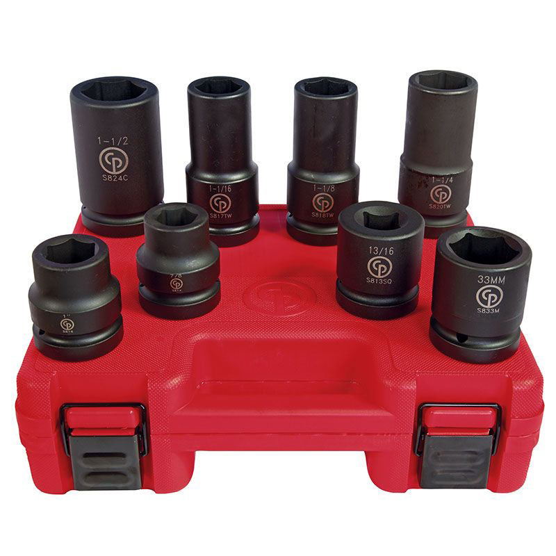 SS8208WS 1" Drive Set - 8pcs